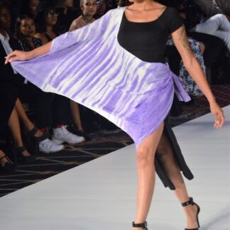 Lilac Asymmetrical Poncho