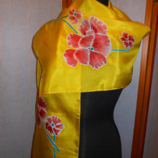 Poppies Long Scarf